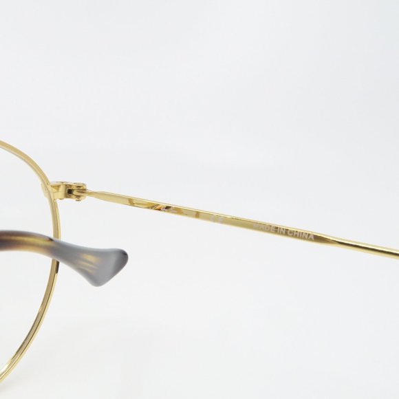 Ray-Ban RB 3447V 2500 Unisex Round Gold/Tortoise - Picture 4 of 6